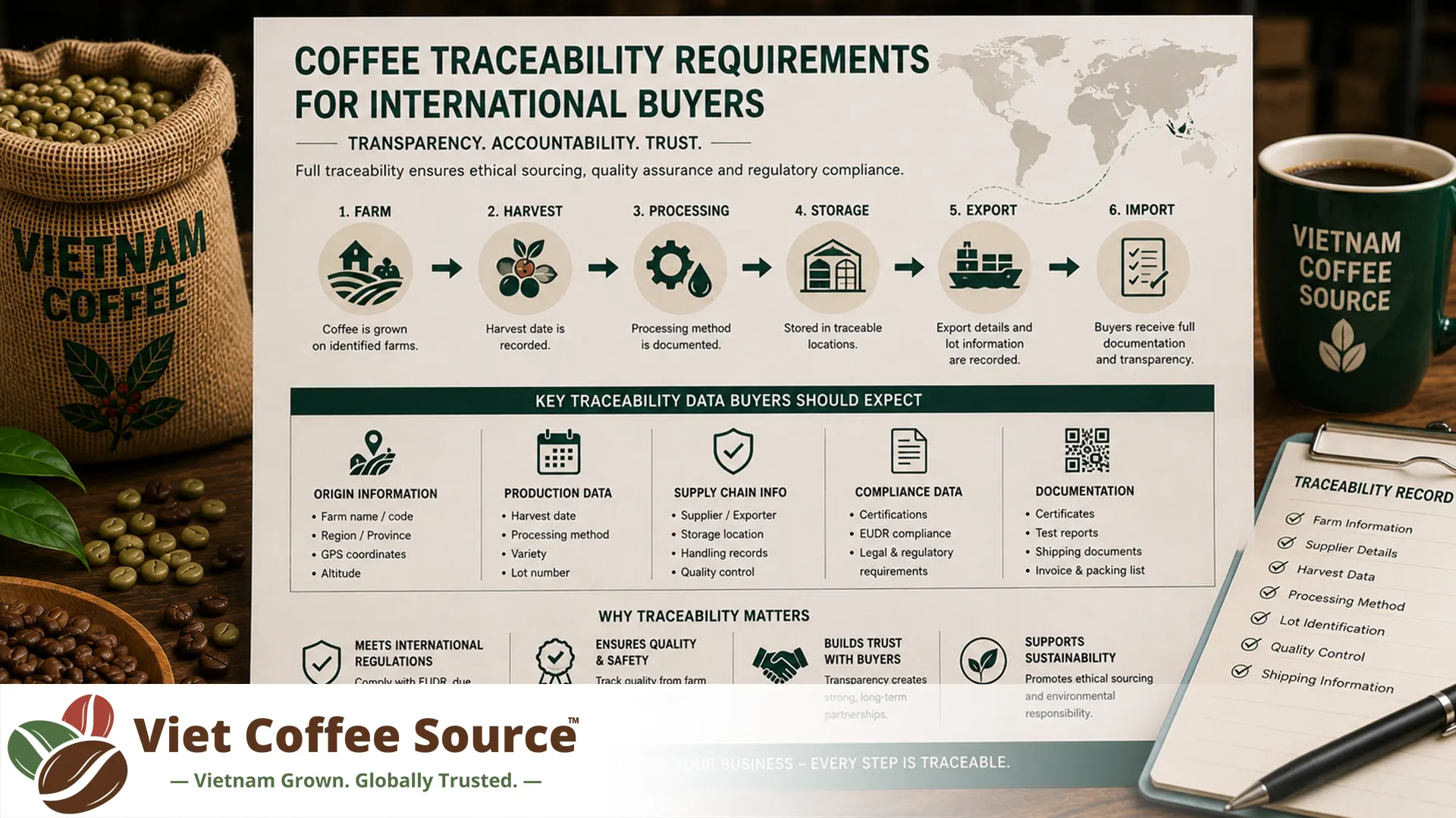 Coffee Traceability Requirements for International Buyers