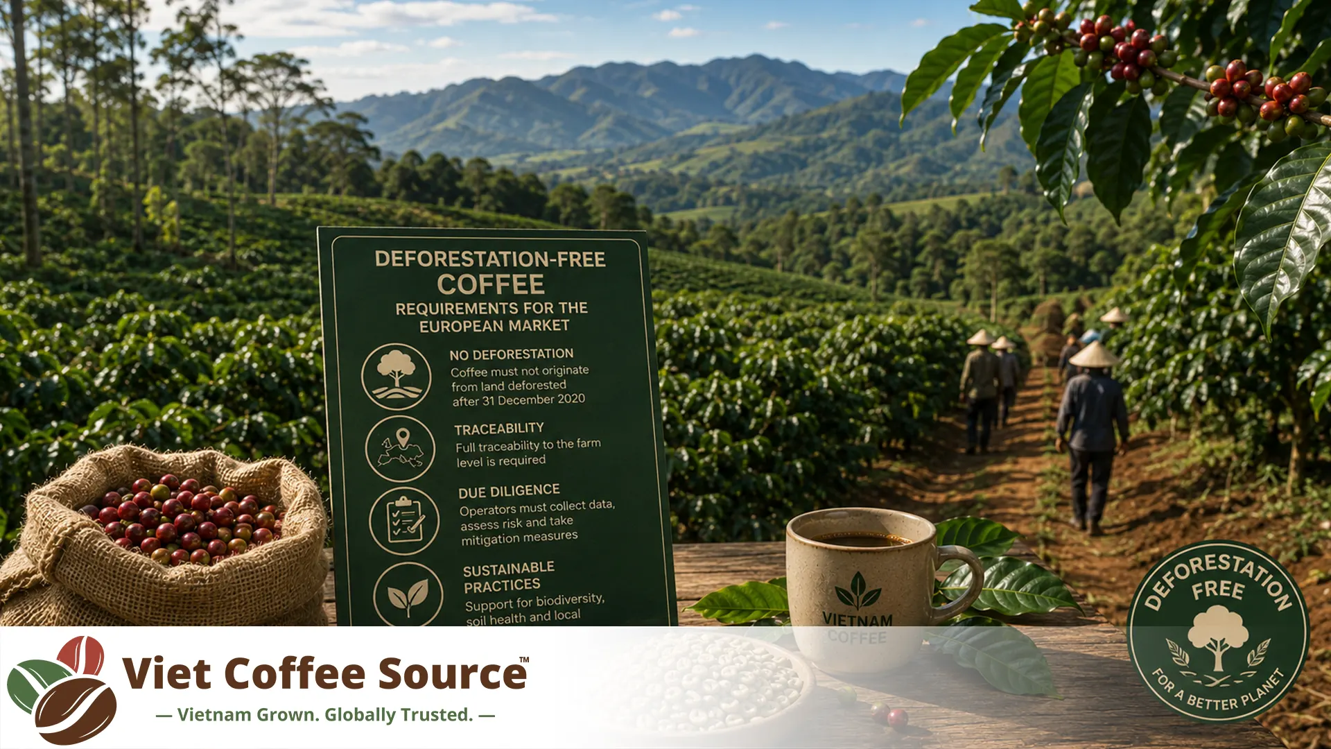 Café libre de deforestación: Requisitos para el mercado europeo