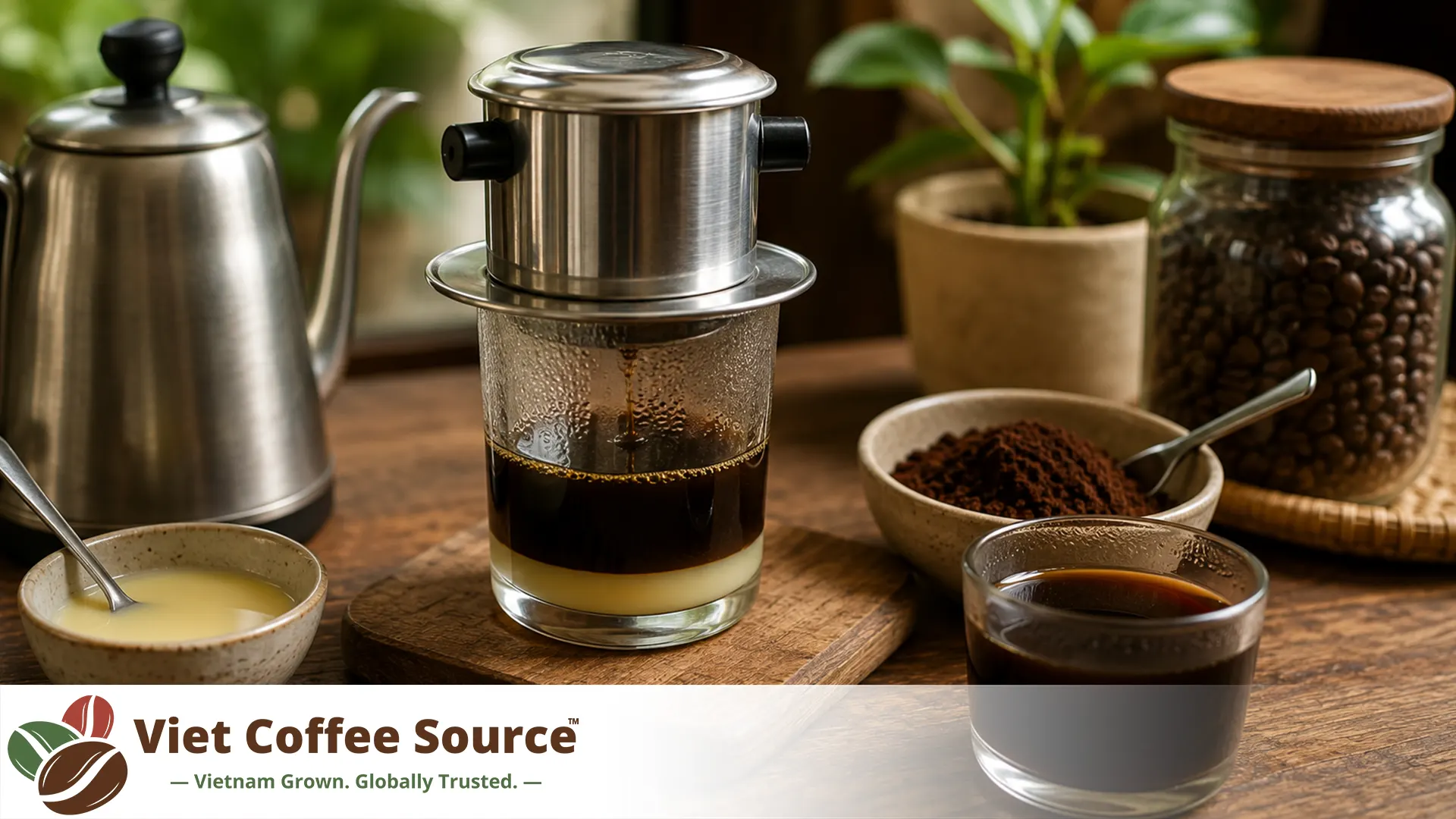 How to Make Vietnamese Coffee with a Phin Filter