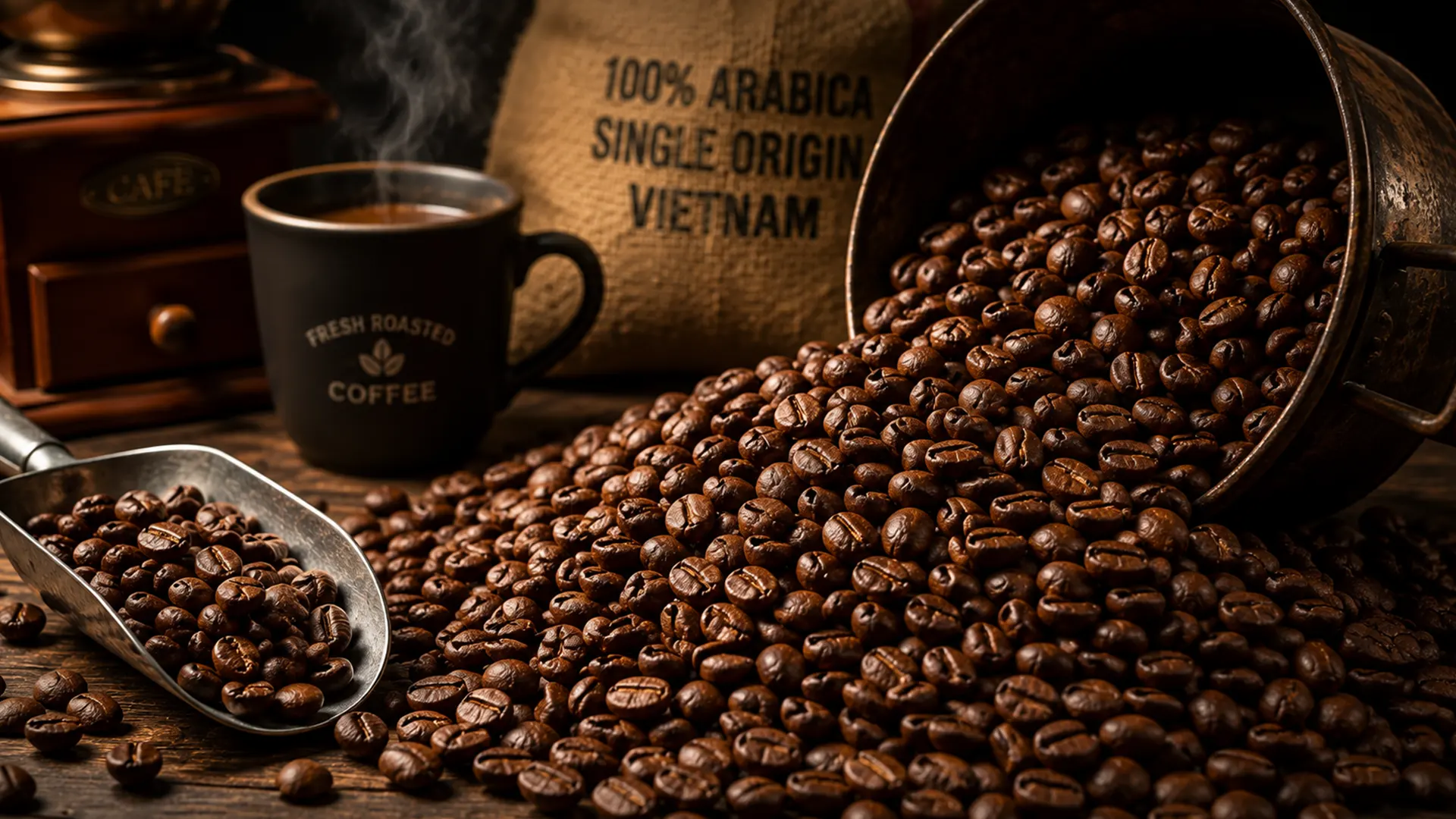 Roasted Arabica Coffee Beans